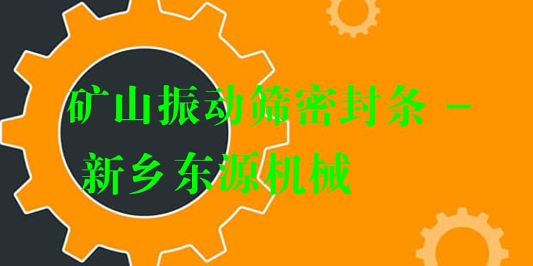 礦山振動(dòng)篩密封條 - 新鄉(xiāng)東源機(jī)械