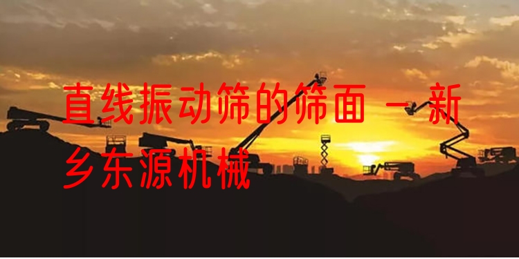 直線振動篩的篩面 - 新鄉(xiāng)東源機(jī)械