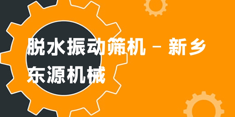 脫水振動(dòng)篩機(jī) - 新鄉(xiāng)東源機(jī)械