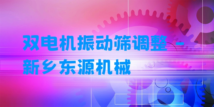 雙電機(jī)振動(dòng)篩調(diào)整 - 新鄉(xiāng)東源機(jī)械