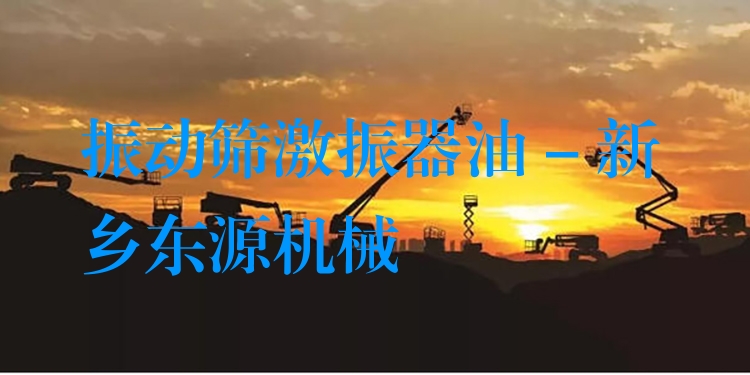 振動篩激振器油 - 新鄉(xiāng)東源機械